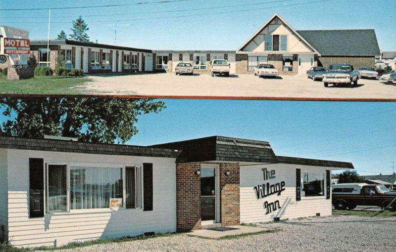 Village Inn Motel & Restaurant - Vintage Postcard (newer photo)